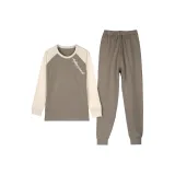 Ху-Осенний Топ и Брюки) Хаки Английский язык