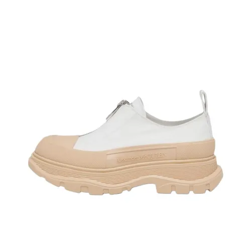 Alexander McQueen Tread Slick Low Топ Повседневная обувь Женская Белая