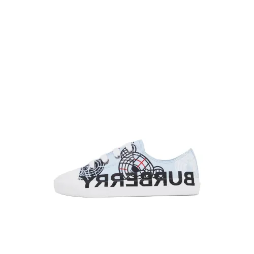 Burberry Низкие Кроссовки для Скейтбординга Светло-Синие Детские