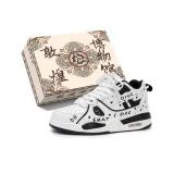 Белый, черный (с принтом)