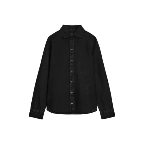 ZARA ZW Series Черные Женские Рубашки