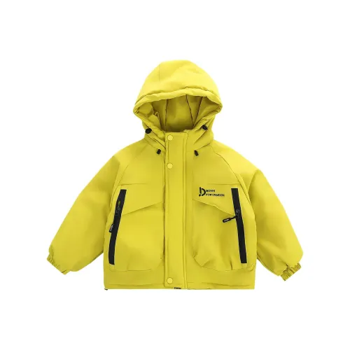 AIMISS Ярко-желтая школьная утеплённая куртка