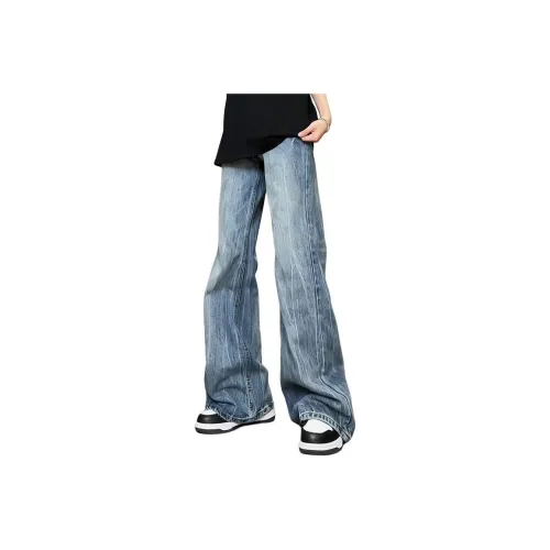 Clog Heel Синий Унисекс Джинсы