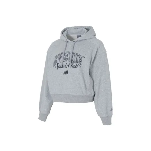 New Balance Серый Женский Свитшот