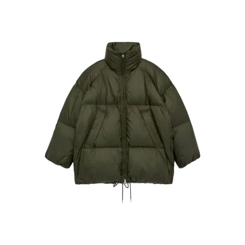 ARKET Темно-зеленый Женский Пуховик