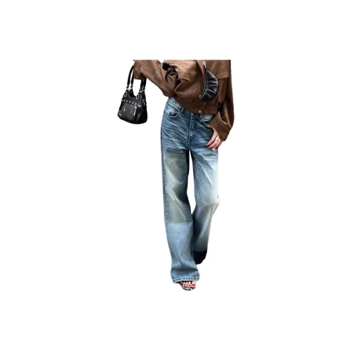 PANDA ADEVIL Синий Унисекс Джинсы