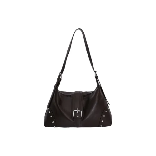 WRELS ПУ (полиуретан) Сумка через плечо Стандартная Женская Кофейно-коричневый Черный Красный