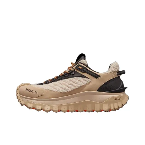 Moncler Trailgrip Low Топ Повседневная обувь Мужская Светлый Умбра