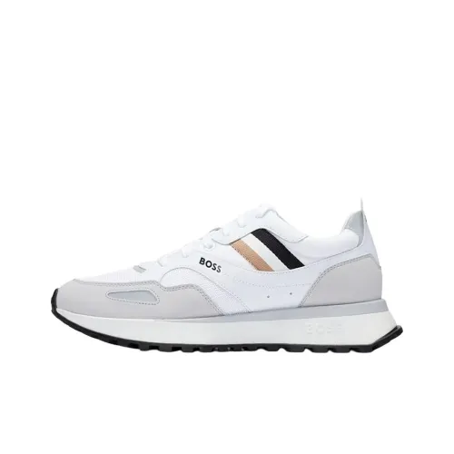 Hugo Boss Устойчивый к истиранию Низкий Топ Повседневная Обувь Мужская Белый Серый