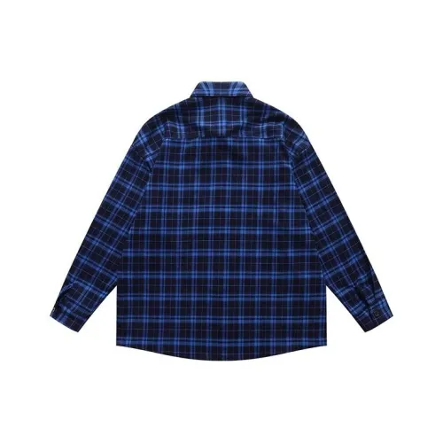 Wooden Rabbit Синий Мужская Рубашка