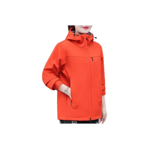 The Temptation Of The Muse С капюшоном Воротник-стойка Куртка Женская