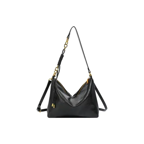 WRELS ПУ (полиуретан) Сумка через плечо Женская Черный Коричневый Кофейный