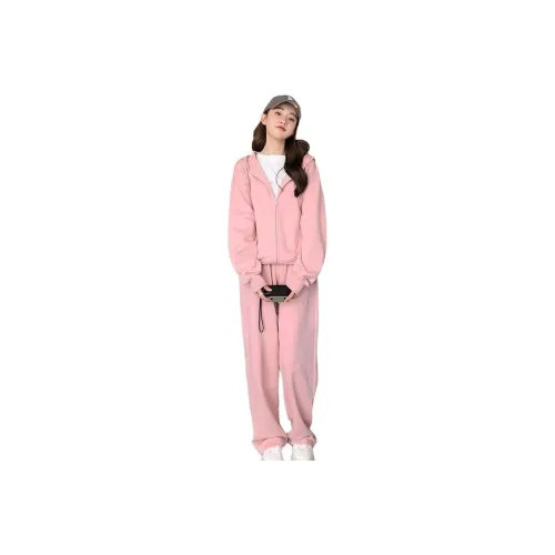 Dippanis Pink Women's Casual Suits Dippanis Розовый Женские Повседневные Костюмы