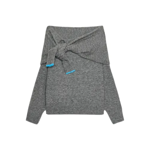 ZARA Зебра с принтом серый женский трикотаж