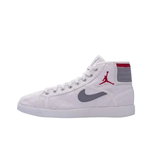 Джордан Sky High Топ Винтажные Баскетбольные Кроссовки Мужские Белые