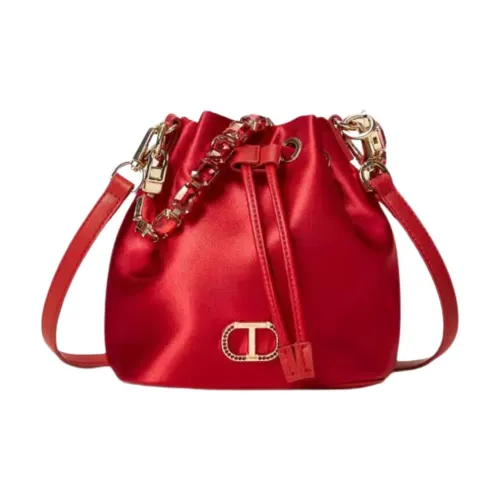 TWINSET Milano Полиэстер Ведрообразная Сумка Плечевая Сумка Женская Венеция Красный