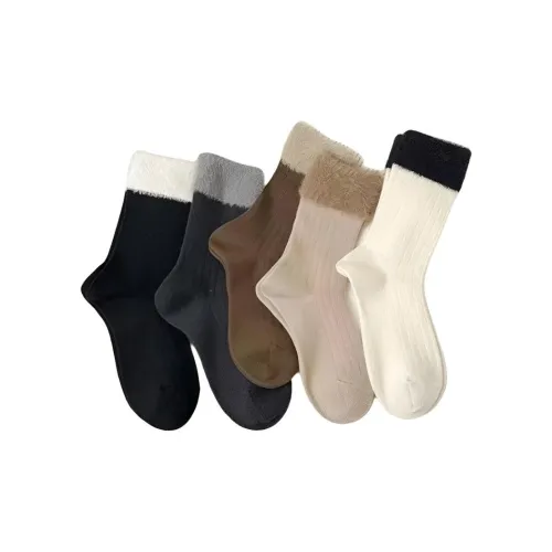 OEING 5 пар Женские носки MID до икры