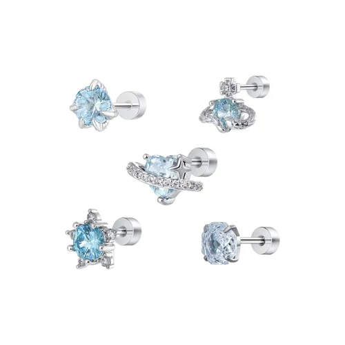 JianKai Титановые Стальные Серьги-гвоздики Унисекс