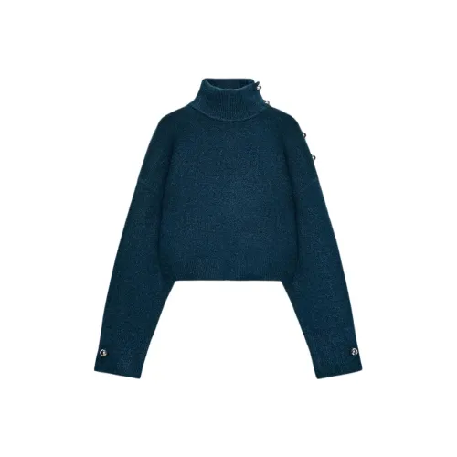 ZARA Collaboration Синий Женский Трикотаж