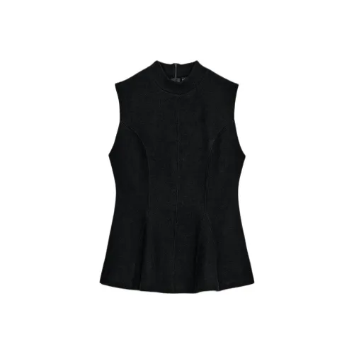 ZARA Черные Женские Майки