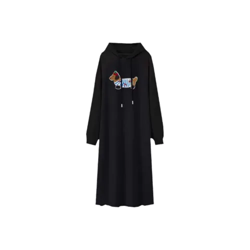 BABYLYCHEE STUDIO Длинное платье с длинными рукавами женское