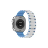 Винтажный белый, туманно-синий