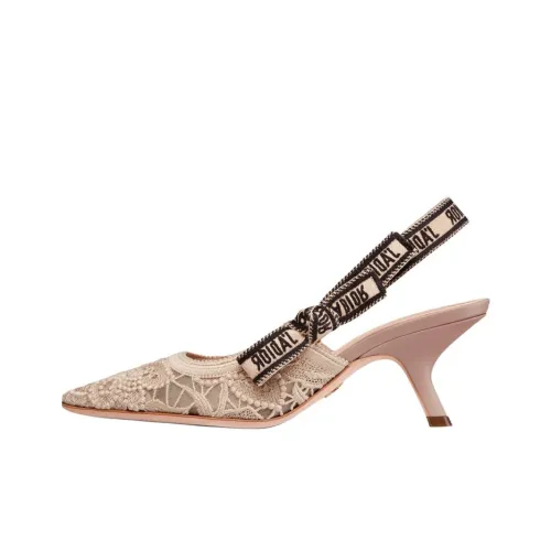 DIOR J'Adior Нестандартный каблук Высокие каблуки 6,5 см Женские Бежевый