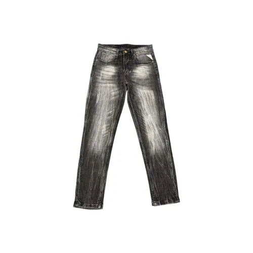 CAT'S PAW Черный Унисекс Джинсы