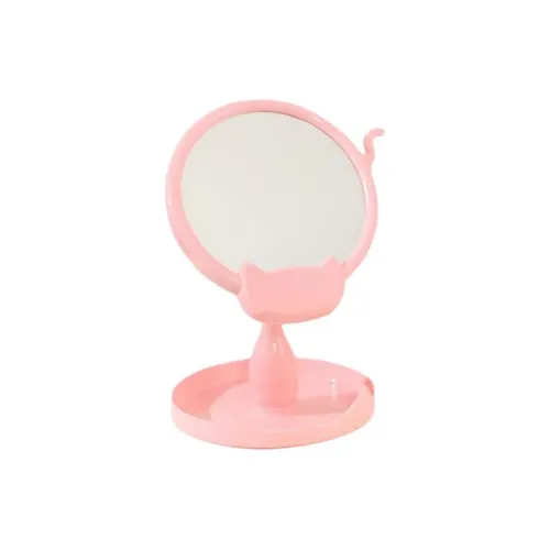 ECOHOME Вращающийся Мультяшный Кошка Стол Односторонний Настольный Зеркало с Подставкой MAKE UP Зеркала