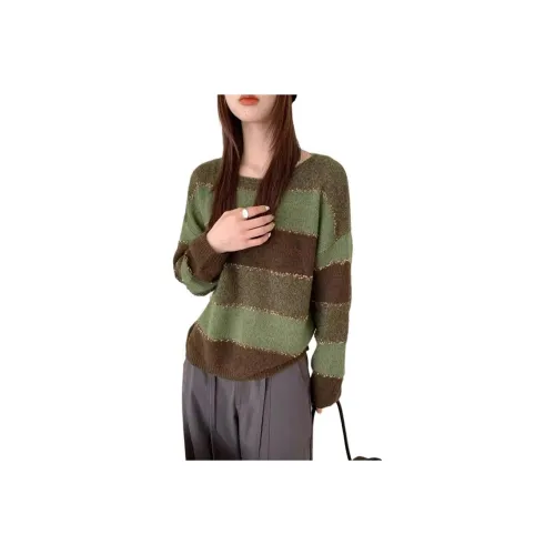 Dippanis Зеленый Женский Трикотаж