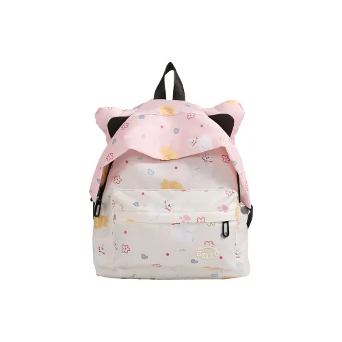 YAKEDA YAY Нейлоновый рюкзак стандартный унисекс розовый белый