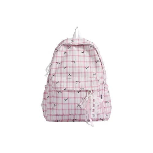ZKHE Нейлоновый рюкзак стандартный розовый бант синий бант гороховая бабочка
