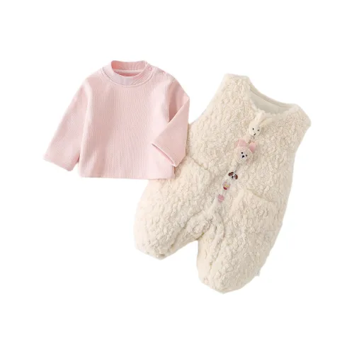 XiaoJinBu Бежевый Baby Повседневная Спортивная Одежда