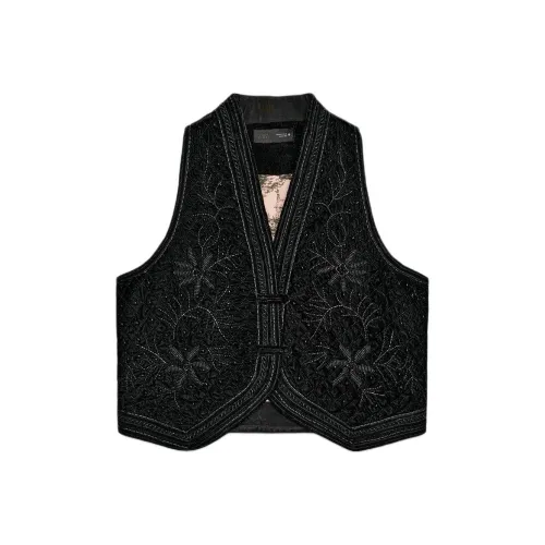 ZARA ZW Series Черные Женские Жилеты