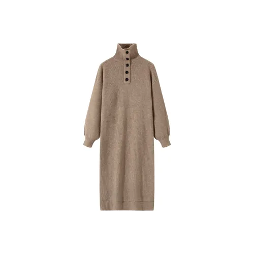 RED DRAGONFLY Длинное платье с длинными рукавами женское