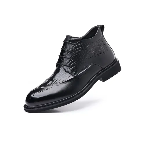 H2 Флис С подкладкой Теплоизоляционный Vintage Fashion Обувь Повседневные кожаные туфли Мужской