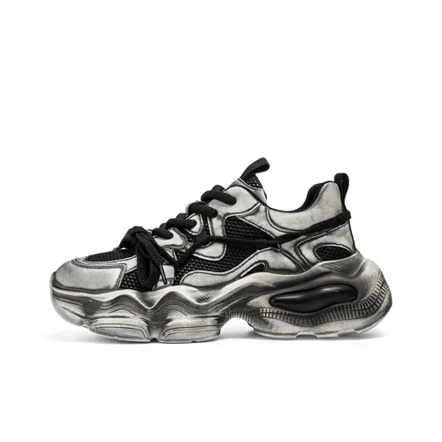 MIIOW Обувь Износостойкая Wa Нескользящая Низкий Топ Толстая Подошва Мужская