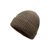 Удлиненная длина, Экстра-большой, Кофе, Накрывающий уши стиль