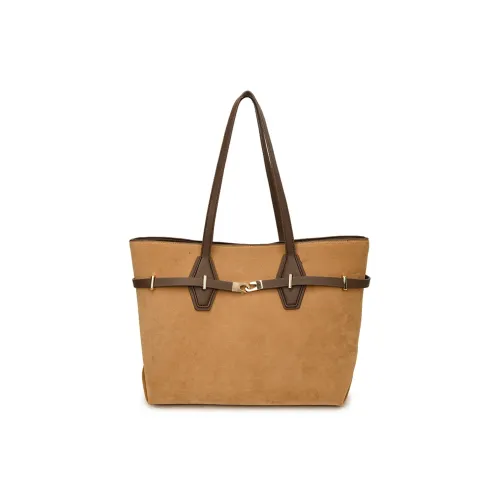 CREAM BEAR Замша Сумка через плечо Стандартная Женская Многоцветная