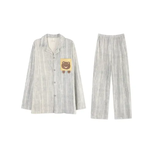 Mulong Family Белый Мужской Пижамный Комплект