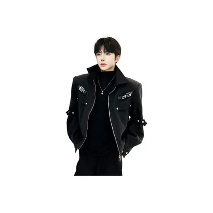 LINGSHI Черный Унисекс Куртки