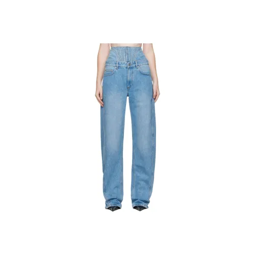 Mugler Medium Blue Women's Jeans Mugler Средне-синие женские джинсы