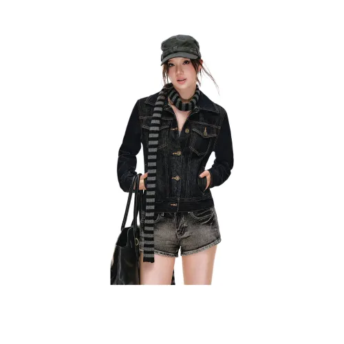 HIPHOPPUNKS Denim Jacket Women's