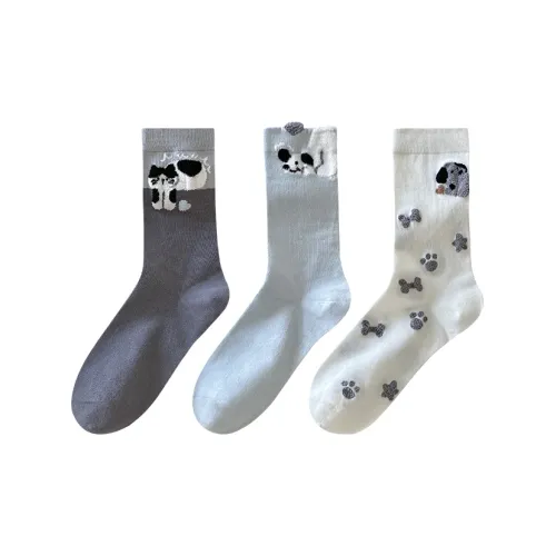 Lan Miao Женские носки MID до икры