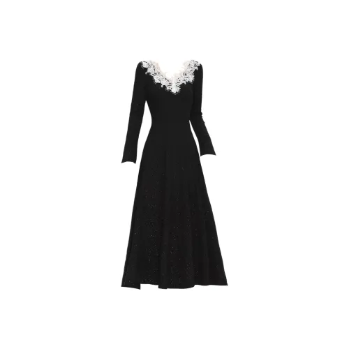 JOPPTI Длинное платье с длинными рукавами женское