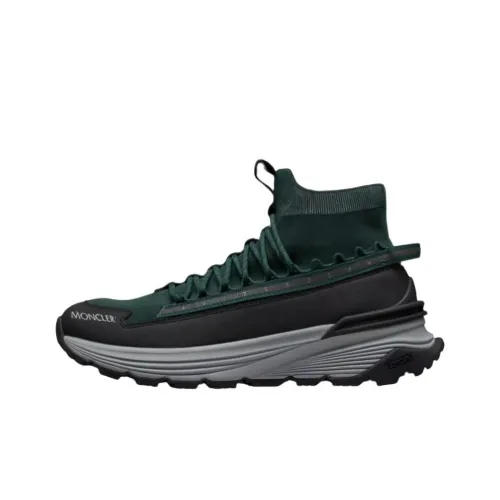 Moncler Monte Runner Высота Увеличивающая Высокий Топ Casual Мужской Зеленый