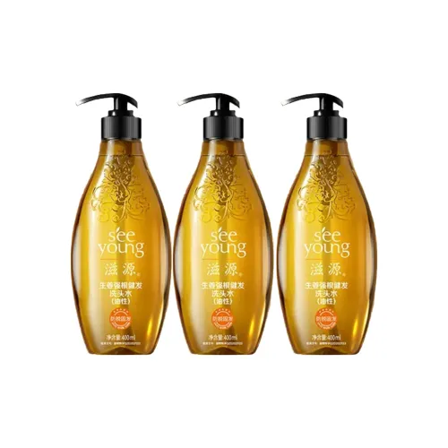 SEE YOUNG Силикон Бесплатно Имбирный Шампунь Против выпадения волос Контроль жирности Ароматический Цветочный Имбирный Аромат 535 мл