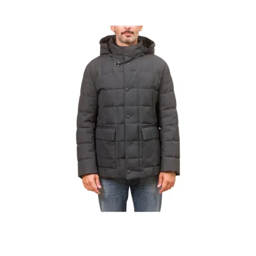 Fay Серый Мужской Пуховик