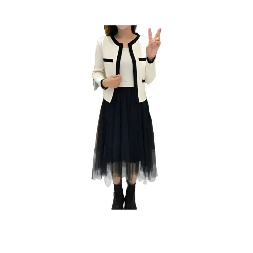 XIANSINIAO Длинное платье с длинными рукавами женское