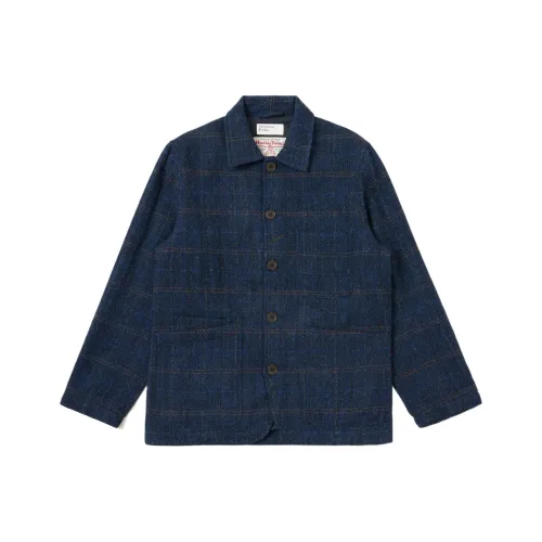Universal Works Harris Tweed Клетчатый Bakers Куртка Мужская